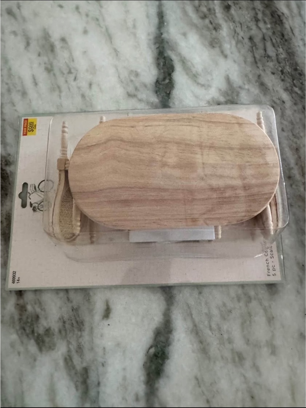 Hobby Lobby Natural Wood Oval Hand Mirror